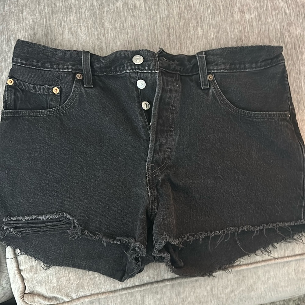 Levi’s Women’s Black Jean Shorts